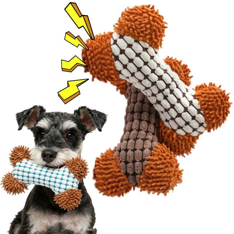 Plush Dog Chew Toy Factory - Safe Non-toxic Bone Shaped
