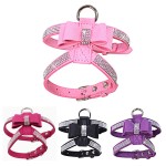 Dog Harness Manufacturer - Crystal Rhinestone Bling Nylon