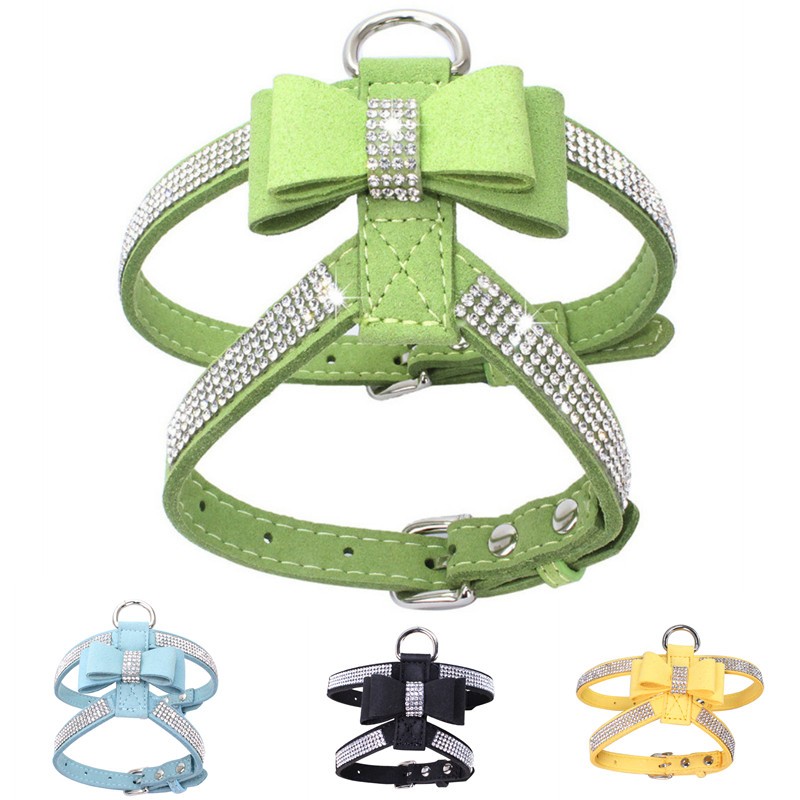 Dog Harness Manufacturer - Crystal Rhinestone Bling Nylon