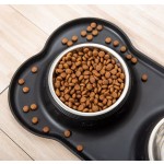 Dog Bowls Supplier - Stainless Steel Non-spill Mat