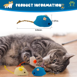 Cat Mice Toys Supplier - Plush Catnip Mouse Indoor