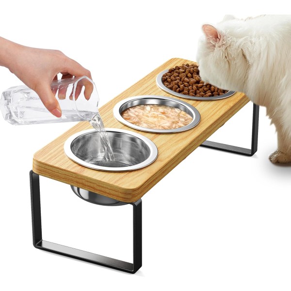 Cat Bowls Factory - 304 Stainless Steel Tilted