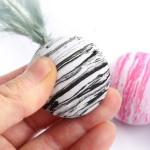 Cat Toys Supplier - Feathery Wobble Balls EVA Foam