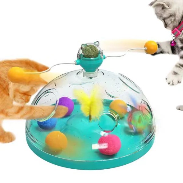 Catnip Turntable Toy Factory - Luminous Ball Interactive