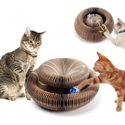 Cat Scratching Board Factory - Folding Corrugated Paper Toy