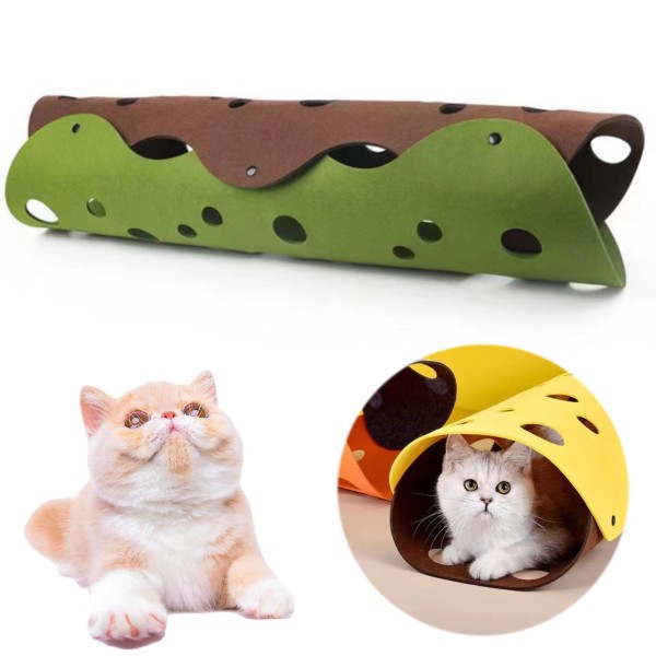 Cat Tunnel Bed Supplier - Foldable Play Mat Activity Rug
