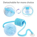 Cat Interactive Toy Supplier - Spring Plush Feather Teaser