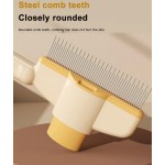 Pet Flea Comb Factory - One-Click Self-Cleaning Grooming