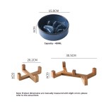 Ceramic Dog Bowl Supplier - Slow Eating Non-slip Bamboo