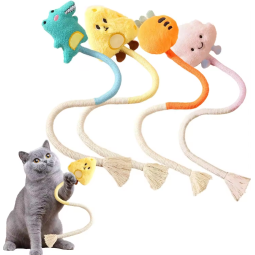Cat Bite Toy Supplier - 4 Style Rope Chewing Self-Entertainment
