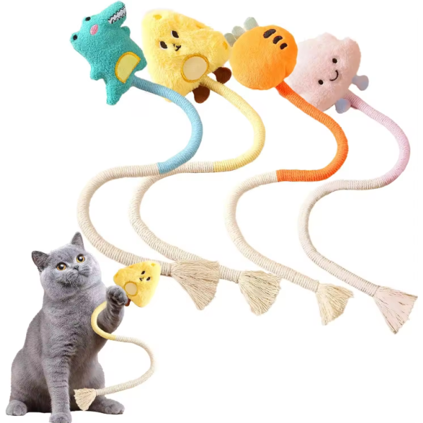 Cat Bite Toy Supplier - 4 Style Rope Chewing Self-Entertainment