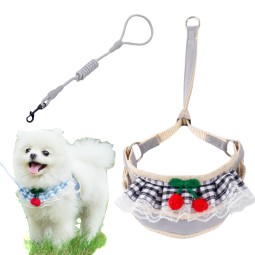 Dog Harness Set Manufacturer - 4 Colors Bra Tethering