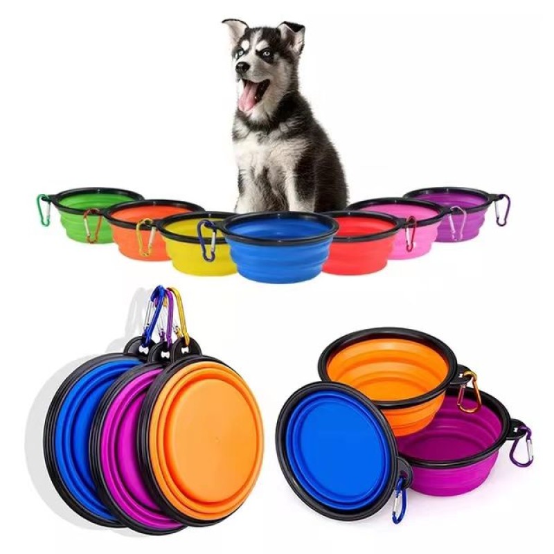 Pet Collapsible Bowl Factory - Silicone Foldable Travel Food