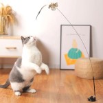 Bird Simulation Cat Toy Factory - Feathers Wand Suction Base