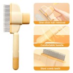 Pet Flea Comb Factory - One-Click Self-Cleaning Grooming
