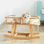 Cat Bed Supplier - Removable Cover Wooden Hammock