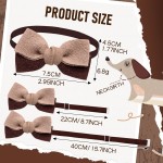Dog Collar Supplier - Cotton Bow Tie Comfortable Daily