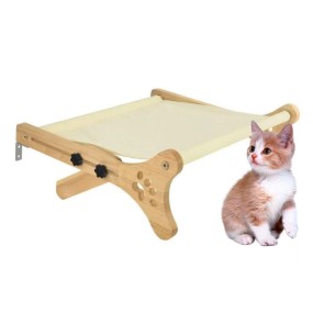 Wall-mounted Cat Bed Manufacturer - Wooden Hammock Window