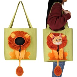 Pet Shoulder Bag Supplier - Lion Shaped Portable