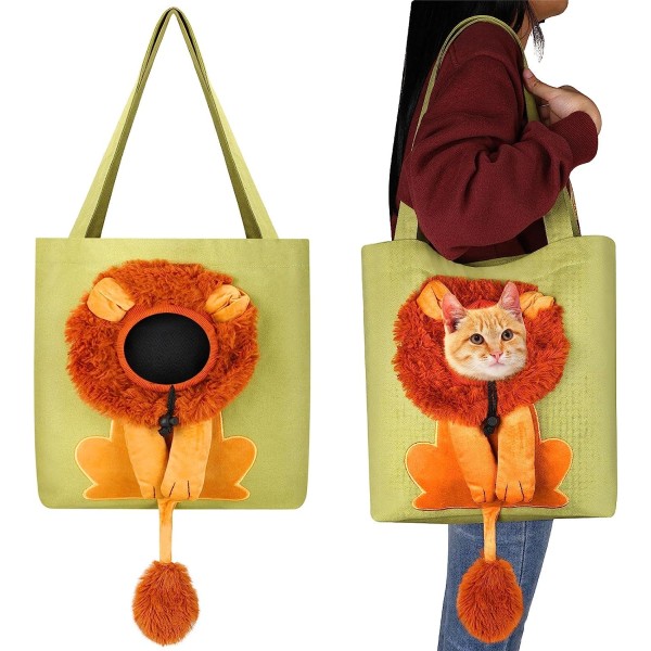 Pet Shoulder Bag Supplier - Lion Shaped Portable