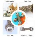Dog Chew Toys Supplier - Dumbbell Cotton Rope Tennis