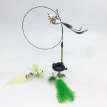 Bird Simulation Cat Toy Factory - Feathers Wand Suction Base