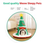 Cat Tent Bed Supplier - Christmas Tree Self-Warming