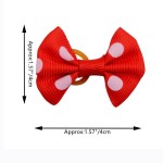 Pet Headwear Supplier - Colored Dots Ribbed Belt