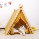 Pet Teepee Supplier - Portable Thick Cushion Indoor