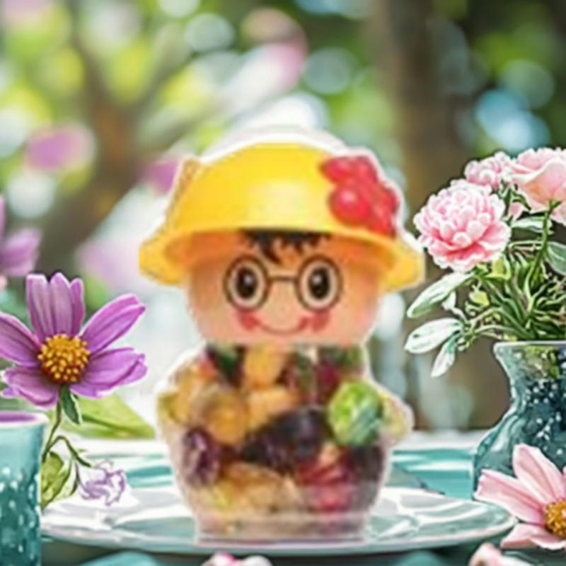 Halal OEM Factory Wholesale Jelly Jar Girl Bottle Fruit Flavor Jello Pudding Snack Pack Other Beverages Food