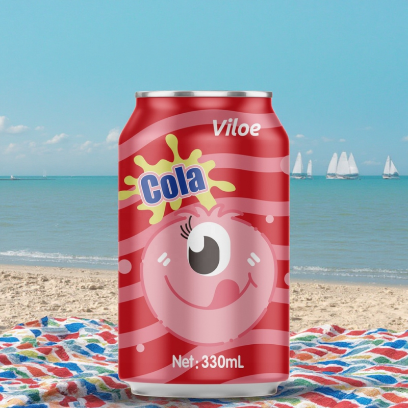 Viloe Fruity Flavored Carbonated Beverage 330mL Soft Drinks Sparkling Water Soda Cola