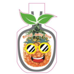 甜水果苹果葡萄草莓菠萝口味的品种包装在袋水果果冻和布丁pop -甜冰棍