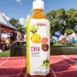 Natural Fruit Flavor Mango Taste Chia Seed Drink 500ml Plastic Bottle OEM Factory Price Well-Sold Beverage From Vietnam