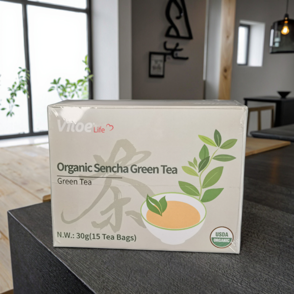 优质有机日本煎茶绿茶新鲜加工和干燥，散装盒装袋减肥
