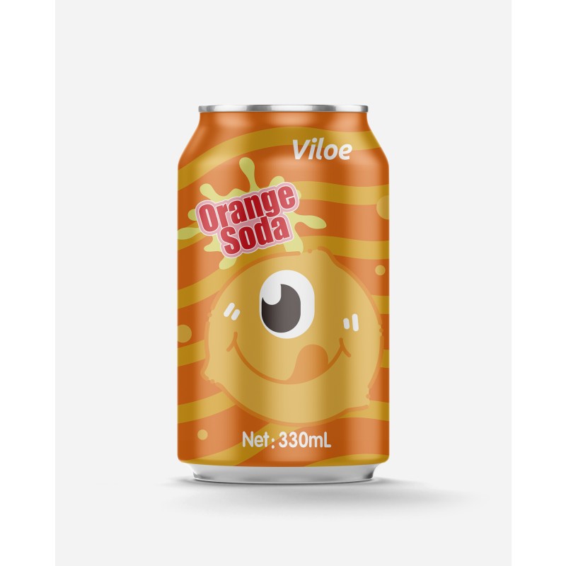 Viloe 330ml Classic Fanta and Cool Carbonated Soft Drinks Can for Adults and Children