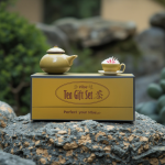 中国新时代优雅的盒子包装礼品套装活页祁门黑龙茶清茉莉花珍珠雾绿色发酵茶