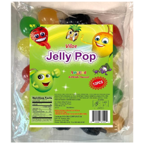 Viloe Fruity Jelly Pudding for Children Sweet Cartoon Pattern Available in Cup Bag Bottle with Candy Sugar Flavor Ingredients