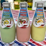 Viloe品牌甜瓜口味浓缩椰奶健康饮料，每瓶290毫升。越南制造的饮料