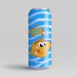 Viloe低糖原装能量饮料330毫升光滑罐与牛磺酸干甜味饮料成人盒包装