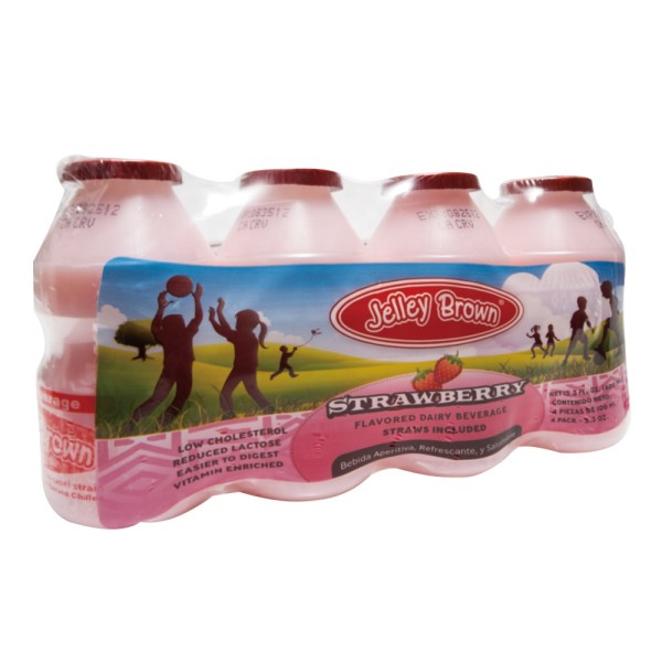 果冻棕色水果草莓汁发酵乳酸菌乳饮料
