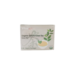 Viloe Life有机煎茶绿茶15茶包盒装食品配对能量提高健康优势黑色阿萨姆邦类型