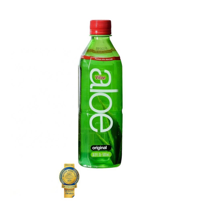 Viloe Pure Aloe Vera Pulp Drink Six Including Mango Pineapple Bottle Cholesterol Fat Sugar Preservatives Free Soft Drinks