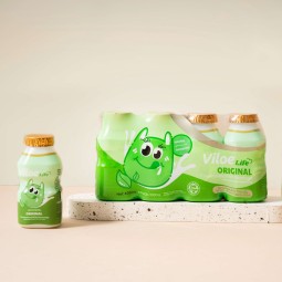 Viloe生活原汁原味乳酸菌饮料100ml*4包独特清新的瓶子包装