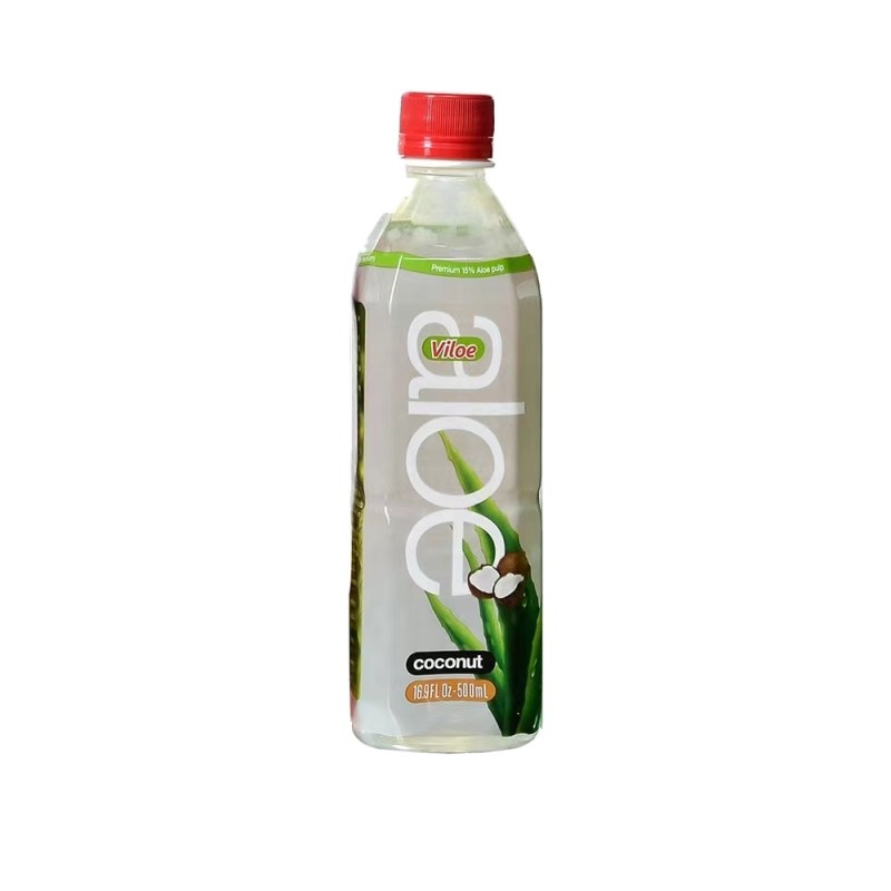 Viloe Juice Flavored Organic Aloe Vera Pulp Drink Cholesterol Fat Sugar Free