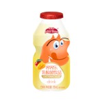 果冻棕色生物益生菌牛奶发酵乳酸菌饮料芒果桃子口味的瓶子非常适合软饮料