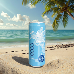 Viloe天然能量330毫升纯椰子水罐装维生素饮料盒包装其他饮料