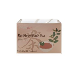 Viloe Life伯爵灰锡兰红茶15茶包盒装食品配对能量与健康的好处，新鲜加工