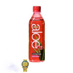 Viloe 500ml Organic 100% Pomegranate Mango Pineapple Guava & Aloe Vera Fruit Puree Soft Drink With Pulp in Bottle Packaging