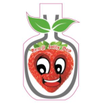 甜水果苹果葡萄草莓菠萝口味的品种包装在袋水果果冻和布丁pop -甜冰棍