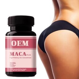 Maca Root Extract Capsules Factory - Organic Hip Enlargement Supplement